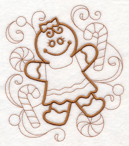 Doodle Gingerbread Girl - Image 5