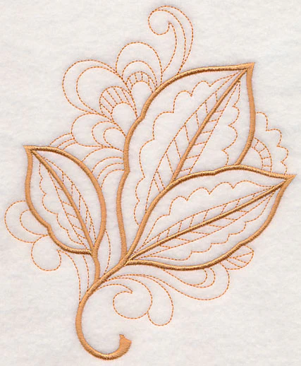 Doodle Magnolia Leaf - Image 5
