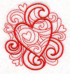 Doodle Romantic Heart - Image 4