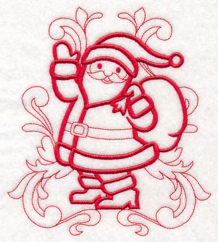 Doodle Santa Claus