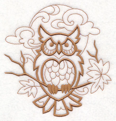Doodle Spooky Owl