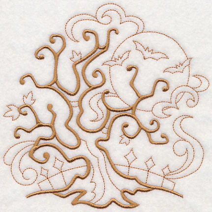 Doodle Spooky Tree