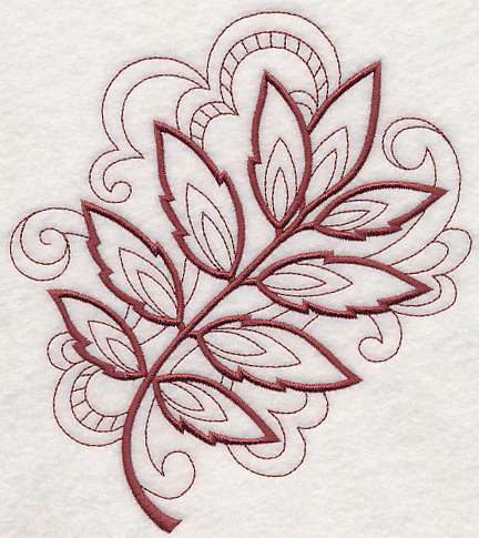 Doodle Sumac Leaf - Image 5
