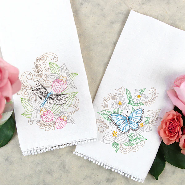 Dragonfly & Orchid (Vintage) - Image 2