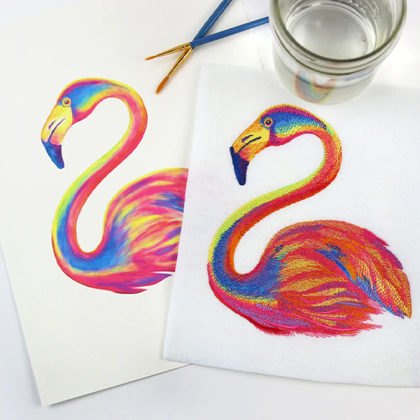 Dreamy Flamingo in Watercolor - Image 8
