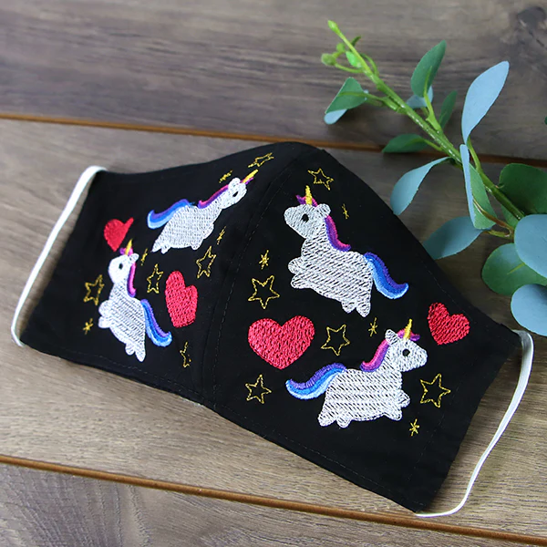 Dreamy Unicorns Mask Motif - Image 4