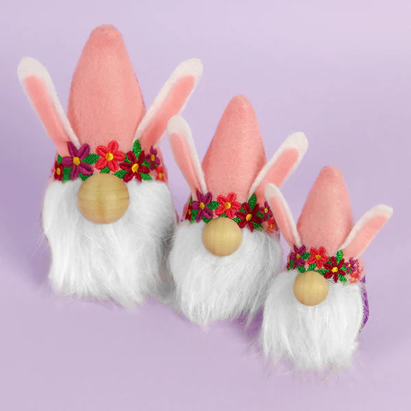 Easter Bunny Gnome Plushie (In-the-Hoop) - Image 6
