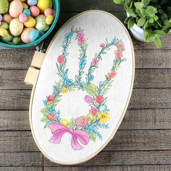 Easter Bunny Wreath - Image 4