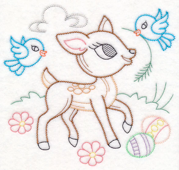 Easter Deer (Vintage) - Image 6