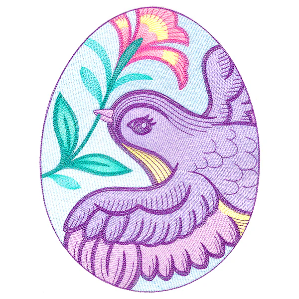 Easter Egg Artistry - Bird and Bloom - Image 5