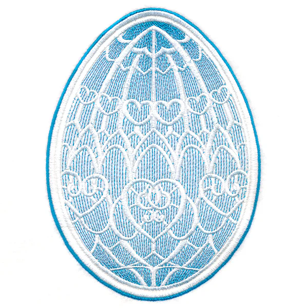 Easter Egg Artistry - Intricate Hearts - Image 3