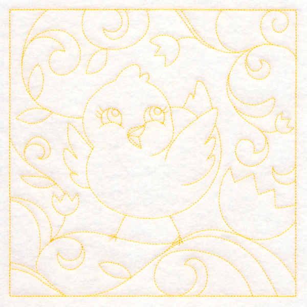 Easter Quilting - Chick (Double Run) - Image 2