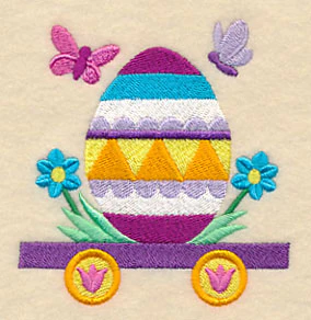Easter Train - Striped Egg - Image 2