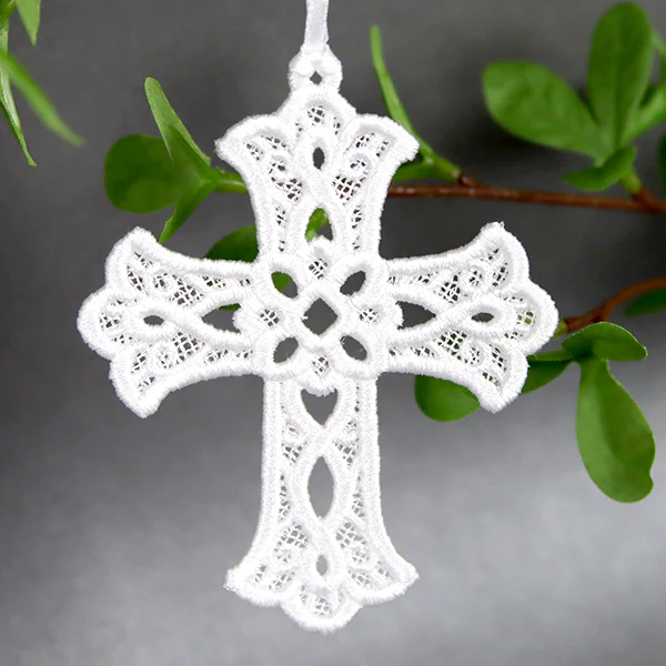 Easter Treasures - Cross (Lace) - Image 3