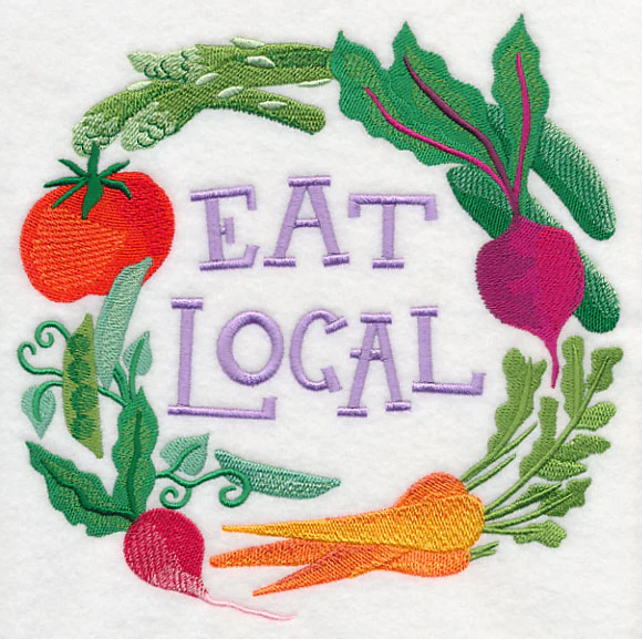 Eat Local Vegetables in Watercolor - Image 5