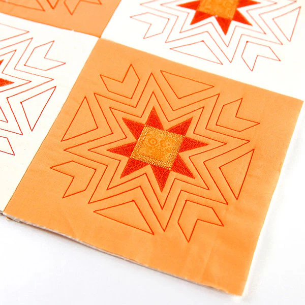 Eight-Point Star Quilt Square (Applique) - Image 4