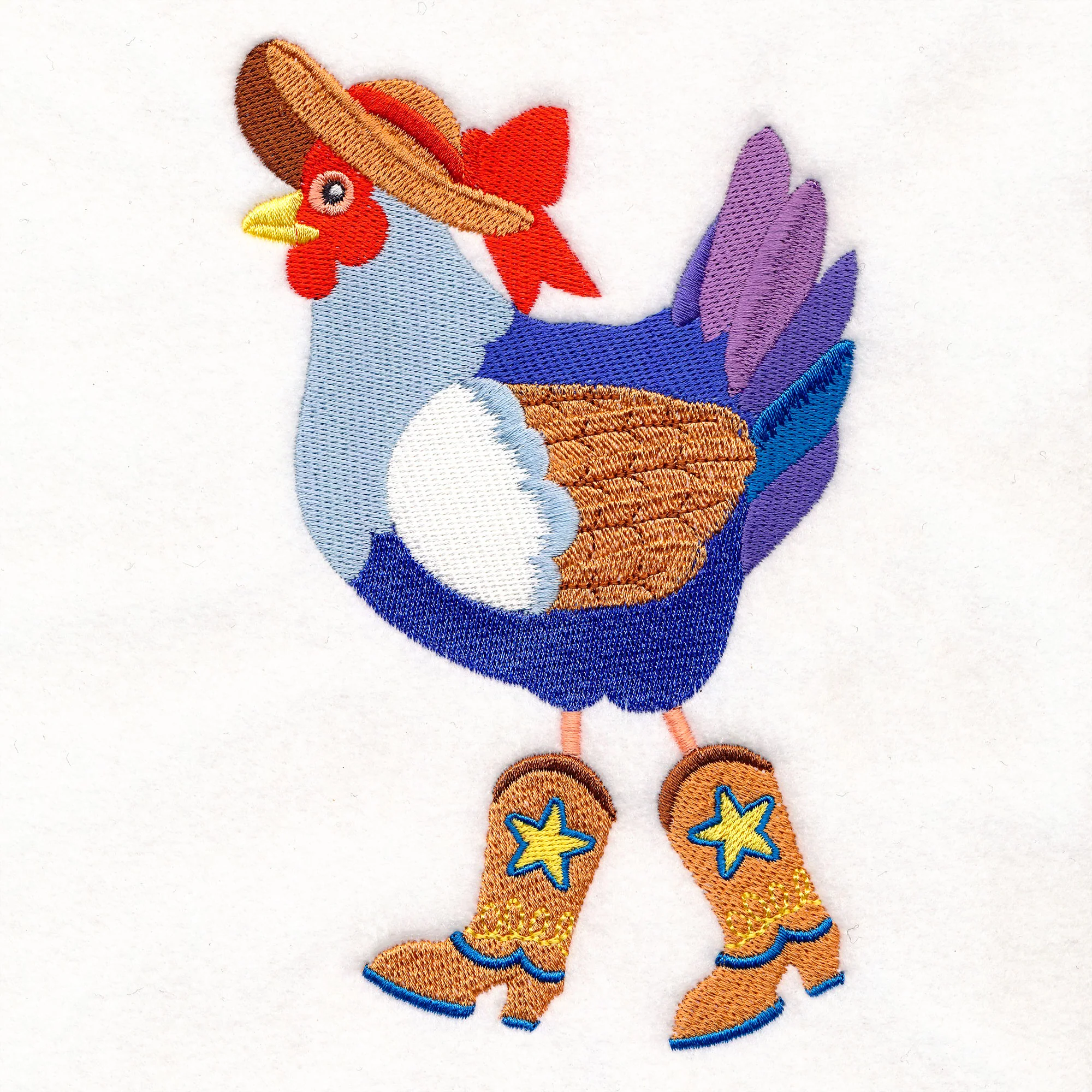 Sassy Cowgirl Hen in Boots - Image 7