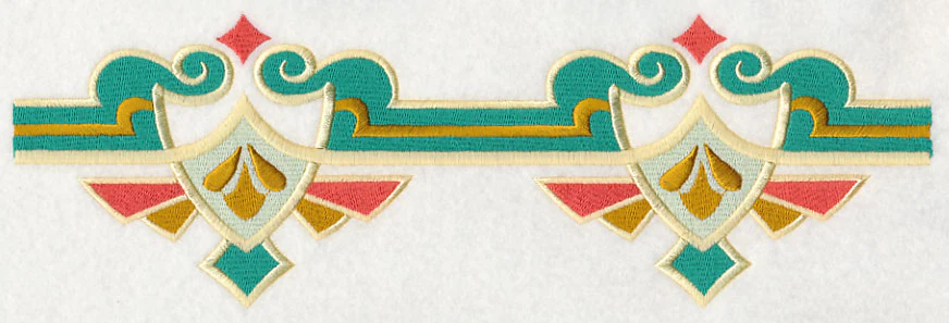 Elegant Art Deco Border