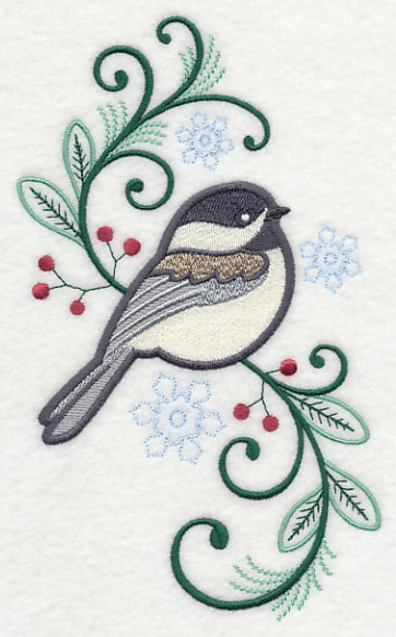 Elegant Chickadee Spray - Image 3