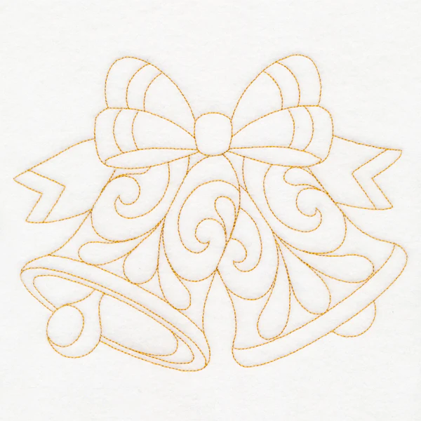 Elegant Christmas Quilting - Bells (Double Run)