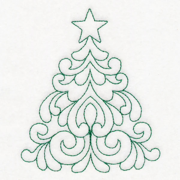 Elegant Christmas Quilting - Tree (Double Run) - Image 5