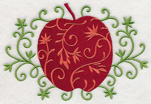 Elegant Filigree Apple - Image 4