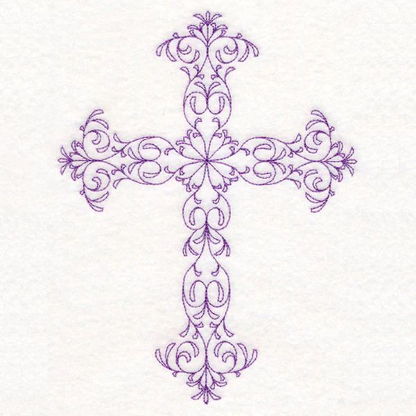 Elegant Filigree Cross (Vintage) - Image 2