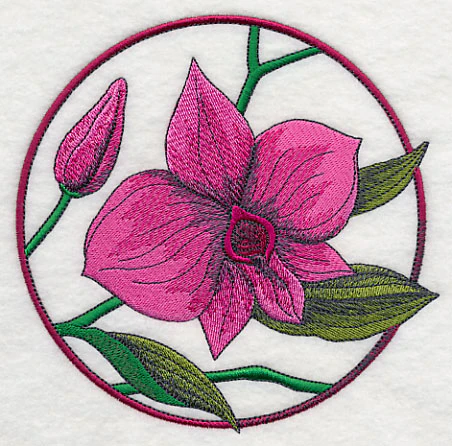 Elegant Flower Circle - Cooktown Orchid - Image 3