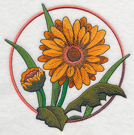 Elegant Flower Circle - Gerbera Daisy - Image 3