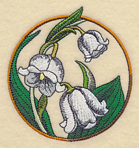 Elegant Flower Circle - Lily of the Valley - Image 5
