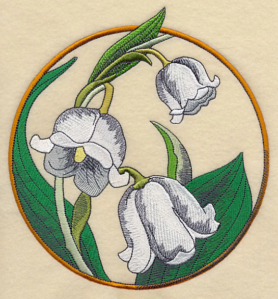Elegant Flower Circle - Lily of the Valley - Image 6