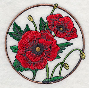 Elegant Flower Circle - Poppy - Image 5
