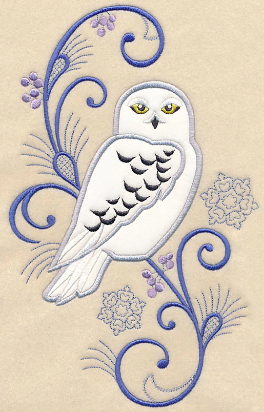 Elegant Owl Spray (Applique) - Image 5