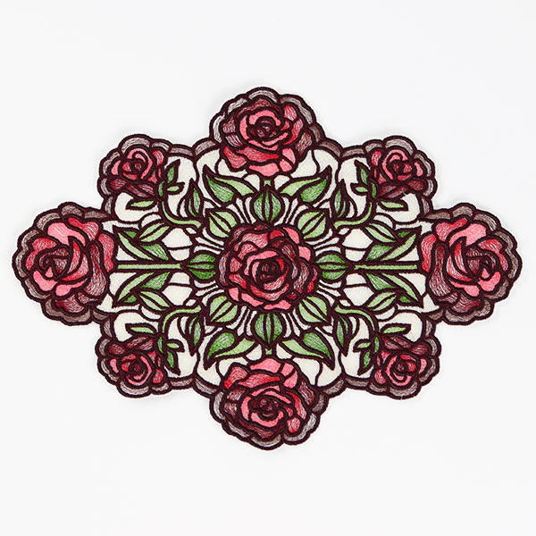 Elegant Rose Doily (Organza) - Image 8