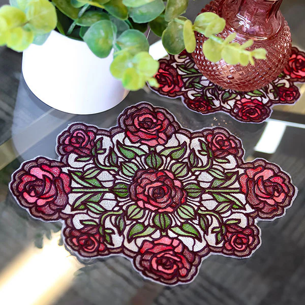 Elegant Rose Doily (Organza) - Image 9