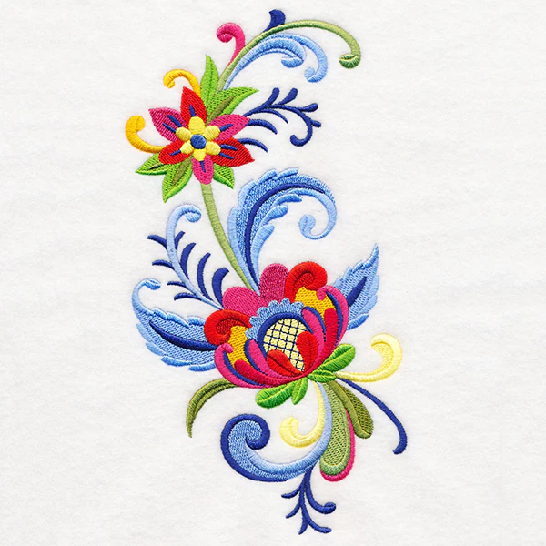 Elegant Rosemaling Spray - Image 2