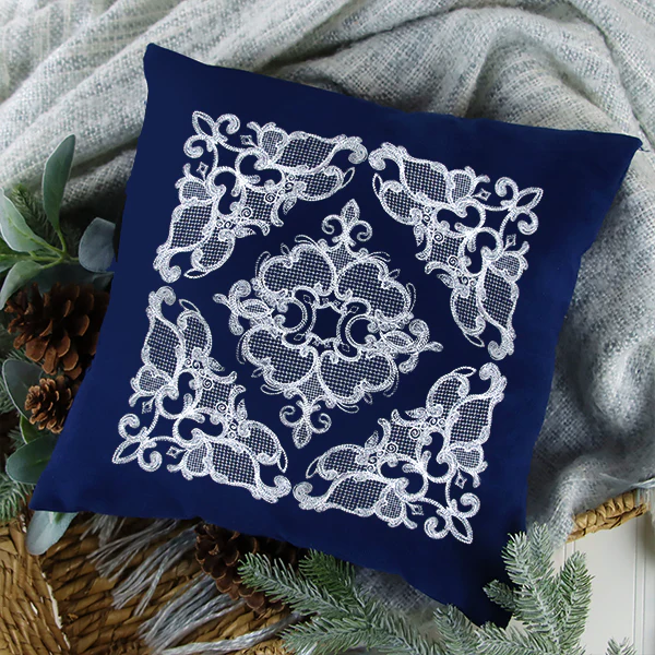 Elegant Swirls Corner (Whitework) - Image 2