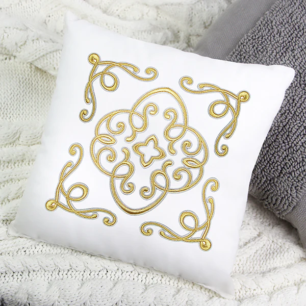 Elegant Swirls Pillow Pair - Image 6