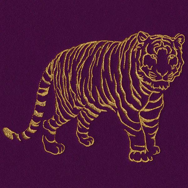 Elegant Tiger (Goldwork) - Image 3