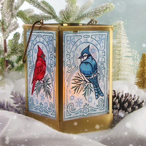 Elegant Winter Bird Panel - Cardinal - Image 8