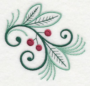 Elegant Winter Greenery Flourish - Image 3