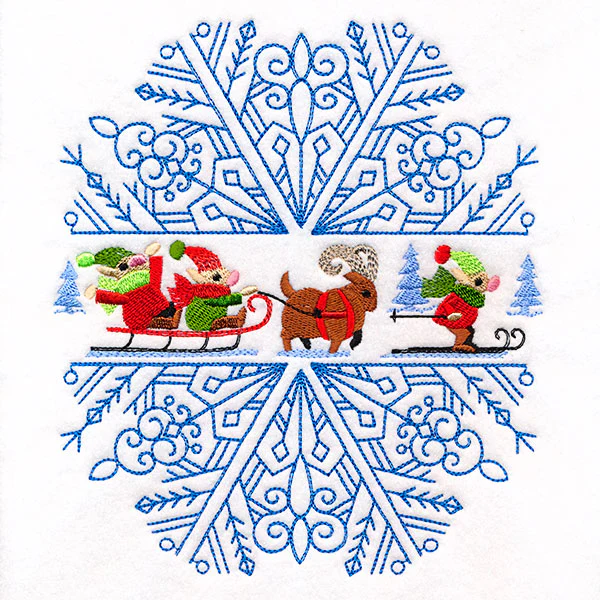 Elves at Play Snowflake Feature - Image 4