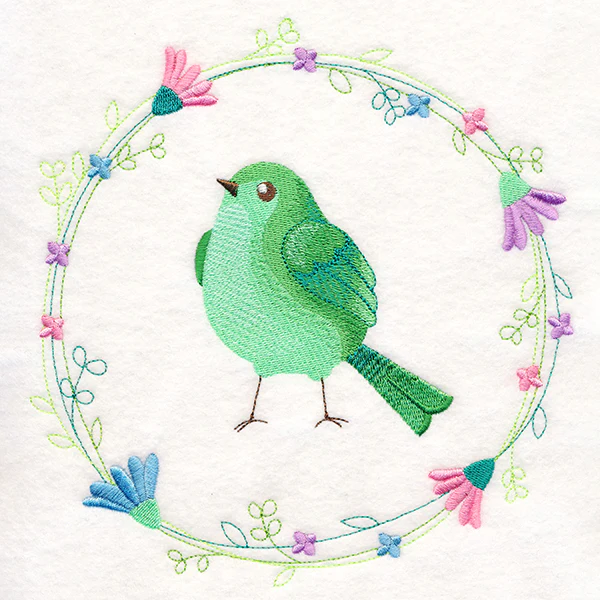 Emerald Bird Wreath - Image 6