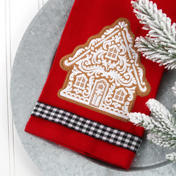 Exquisite Gingerbread House (Applique) - Image 8