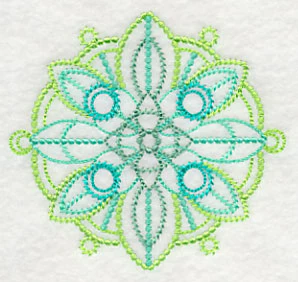 Exquisite Medallion Circle (Candlewicking - Image 5