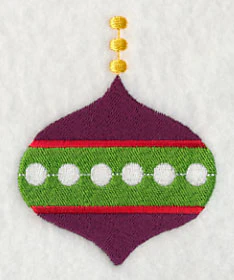 Fa La La Fancy Ornament 3