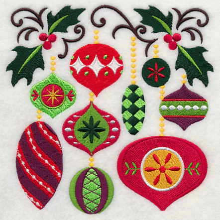 Fa La La Fancy Ornament Square - Image 3