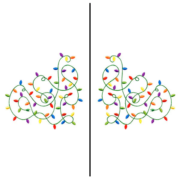 Fa-la-la Festive Lights Mask Motif - Image 4