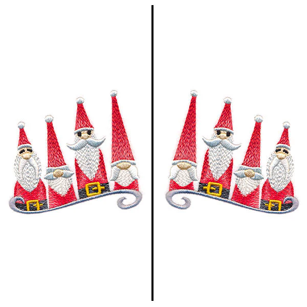 Fa-la-la Festive Santa Mask Motif - Image 3