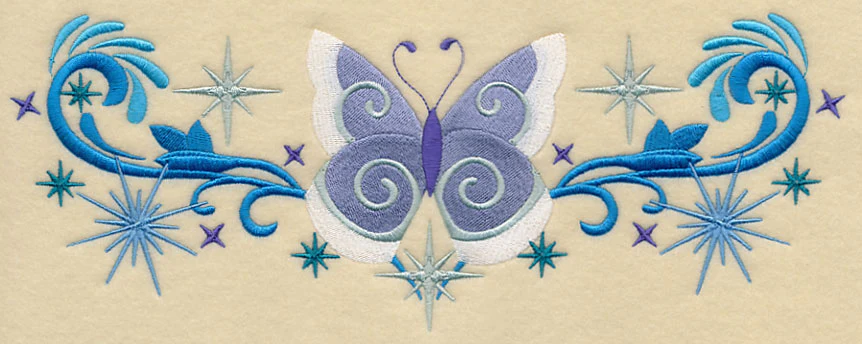 Fa La La Flutterby Border - Image 6